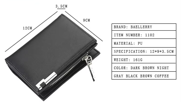 Billetera de bolsillo para Caballeros G1